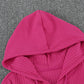 Zip-Up Ribbed Hoodie and Joggers Lounge Set