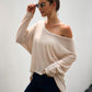 Boat Neck High-Low Top
