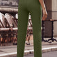 Ankle-Length Straight Leg Pants with Pockets