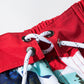 Full Size Mixed Print Lace-Up Shorts