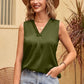 Satin V-Neck Tank