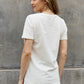 Simply Love Full Size BE THE SUNSHINE FEEL THE LOVE Graphic Cotton Tee
