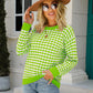 Cozy for Keeps Two-Tone Ribbed Trim Sweater