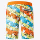 Full Size Mixed Print Lace-Up Shorts