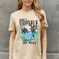 Simply Love Full Size SHOW YOURSELF DOING MY BEST Graphic Cotton Tee