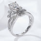 1.5 Carat Moissanite Crown-Shaped Ring