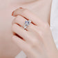Perfect Days 3 Carat Moissanite Sterling Silver Ring