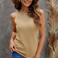 Mesh Yoke Sleeveless Top