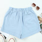 Drawstring Elastic Waist Pocket Shorts