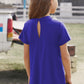 Girls Cutout Short Sleeve T-Shirt