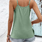 Contrast Eyelet Cami Top