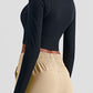 Cross The Finish Line Cropped Sports Top