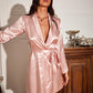 Belted Long Sleeve Robe