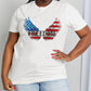 Simply Love Full Size FREEDOM Wing Graphic Cotton Tee