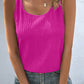Scoop Neck Sleeveless Tank Top