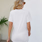 V-Neck Crisscross Short Sleeve Tee