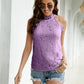 Lace Ruffle Collar Sleeveless Top