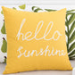 Elements of Spring Punch-Needle Decorative Throw Pillow Case
