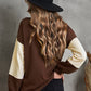 Color Block Quarter-Snap Sweatshirt