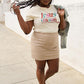 Simply Love Full Size Letter Graphic Short Sleeve T-Shirt