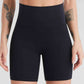 Wide Waistband Sports Shorts With Pockets