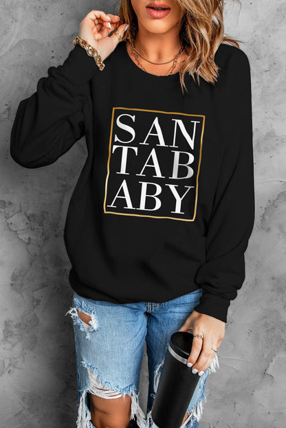 SANTA BABY Graphic Sweatshirt