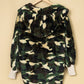 Fleece Hooded Open Front Jacket with Pockets