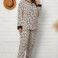 Plus Size Leopard Print Lounge Set
