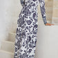 Bohemian Long Sleeve Maxi Dress with Pockets