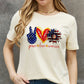 Simply Love Full Size PEACE LOVE AMERICA Graphic Cotton Tee