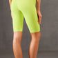 Breathable High-Rise Wide Waistband Biker Shorts