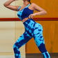 Tie-Dye Sports Tank and Leggings Set