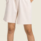 Drawstring Elastic Waist Sports Bermuda Shorts