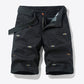 Bee Embroidery Belted Shorts