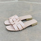 Weeboo Walk It Out Slide Sandals in Nude