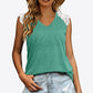 Spliced Lace Curved Hem Blouse