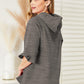 Ninexis Full Size Raglan Sleeve Ruffled Hoodie with Pocket