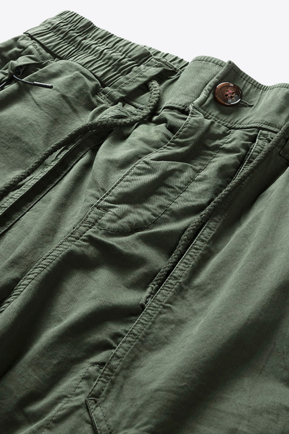 Drawstring Waist Joggers