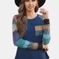 Color Block Pocket Raglan Sleeve Tee