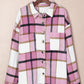 Plaid Brushed Button-Up Shacket