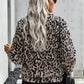 Plaid Print Sherpa Jacket Coat