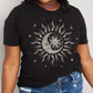 Simply Love Full Size Sun, Moon, and Star Graphic Cotton Tee
