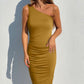 One-Shoulder Asymmetrical Dress