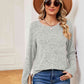 Heathered Round Neck Top