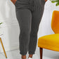 Blumin Apparel Full Size Easy Living Ribbed Joggers