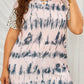 Plus Size Tie-Dye Short Raglan Sleeve Tee