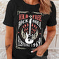 Guitar Graphic Cuffed T-Shirt