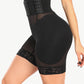 Full Size Breathable Lace Trim Shaping Shorts