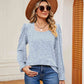 Square Neck Puff Sleeve Top