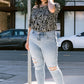 Lovervet Full Size Lauren Distressed High Rise Skinny Jeans